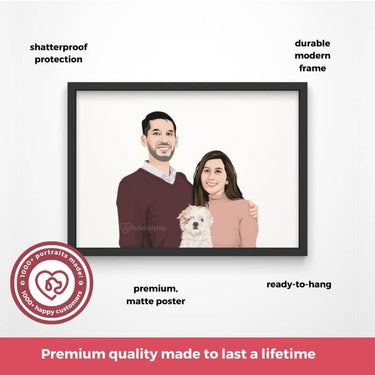 Furiendship custom pet portraits with premium quality